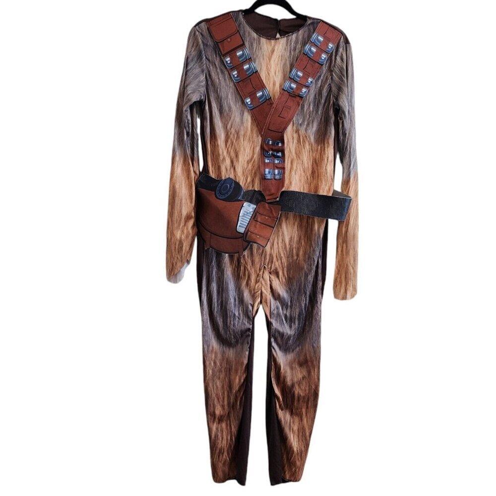 Star Wars Chewbacca Wookie One Piece Brown Halloween Costume Dress Up Boys L